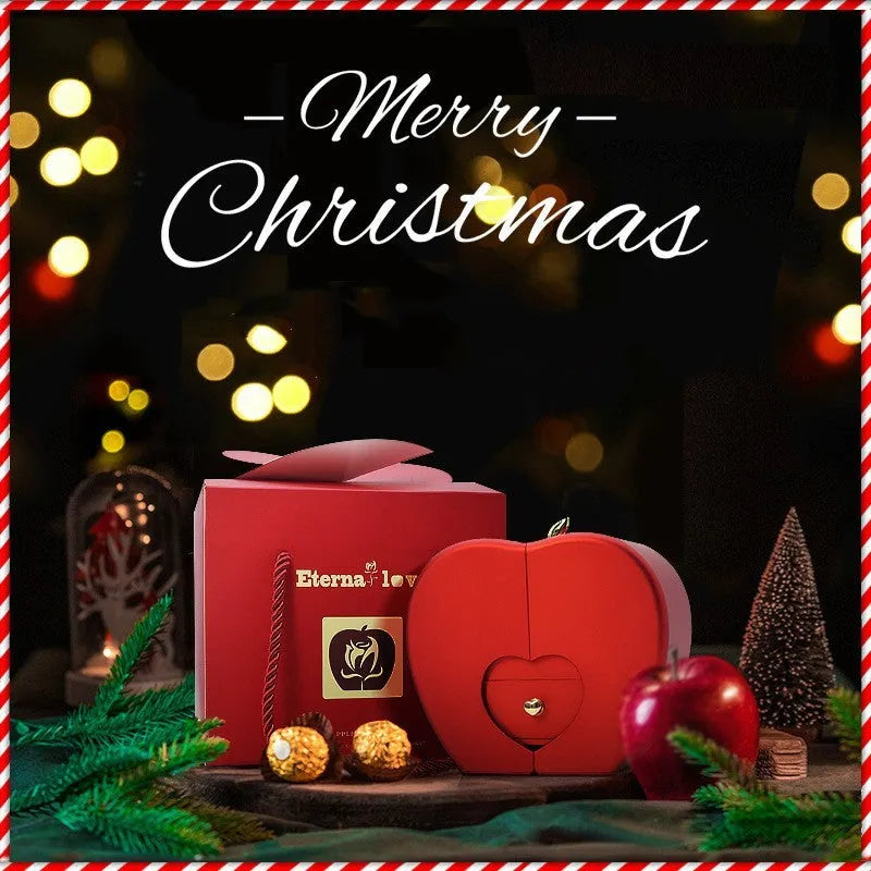 Creative Jewelry Box Christmas Eternal Flower Gift Box - Bellarte Enchanté Creative Jewelry Box Christmas Eternal Flower Gift Box